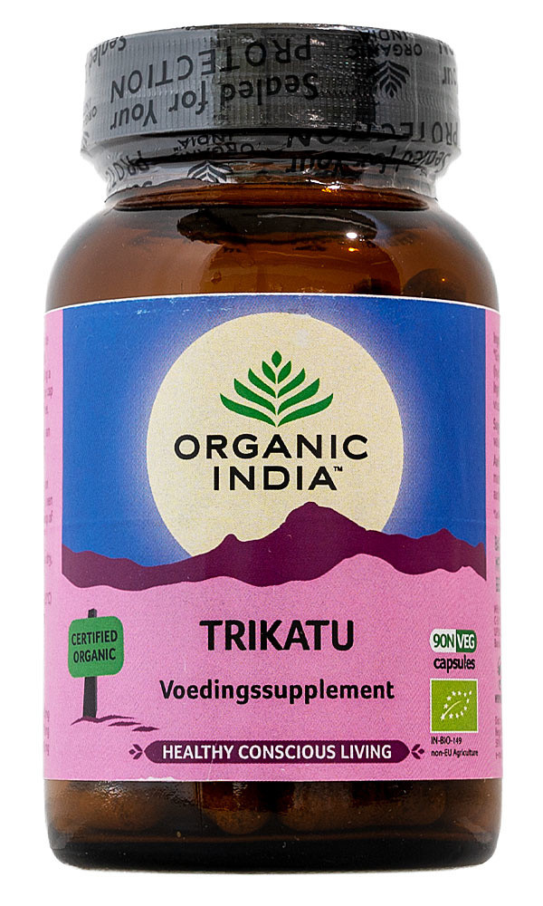 Organic India Trikatu 90 capsules biologisch