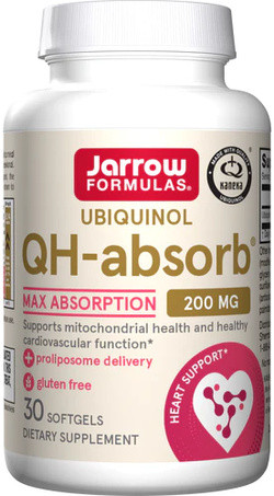 Jarrow Formulas Ubiquinol Q10 QH-absorb 200mg 60 softgels