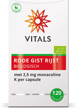 Vitals Rode Gist Rijst Biologisch 120 capsules biologisch