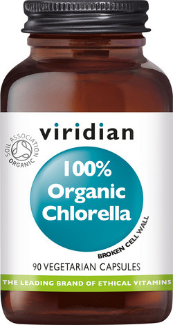 Viridian Organic Chlorella 400 mg 90 capsules biologisch