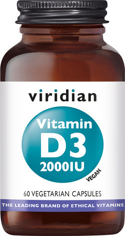 Viridian Vitamin D3 (Vegan) 2000 IU (50 mcg)