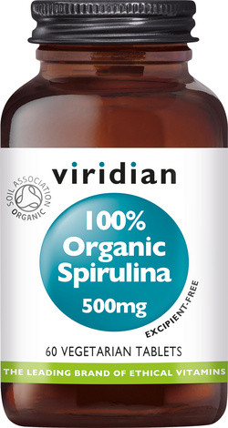 Viridian Organic Spirulina 500 mg 60 capsules biologisch