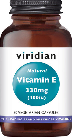 Viridian Natural Vitamin E 400 IU 30 capsules