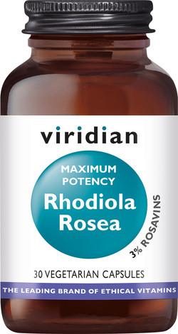 Viridian MAXI POTENCY Rhodiola Rosea Root Extract 30 capsules