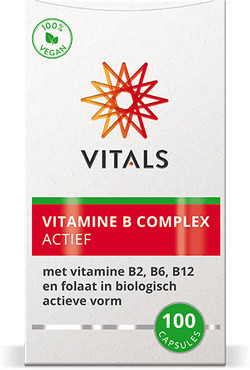 Vitals Vitamine B Complex Actief 100 vegetarische capsules