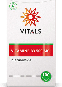 Vitals Vitamine B3 - Niacinamide 500 mg 100 capsules