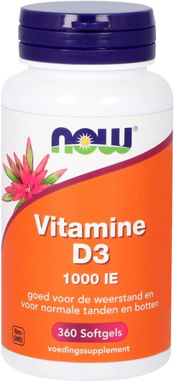 NOW Foods Vitamine D3 1000 IE