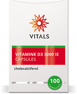 Vitals Vitamine D3 3000 75 mcg 100 capsules