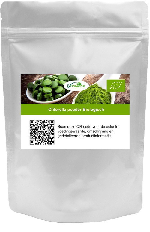 Vitanics Chlorella Vulgaris Poeder Biologisch biologisch