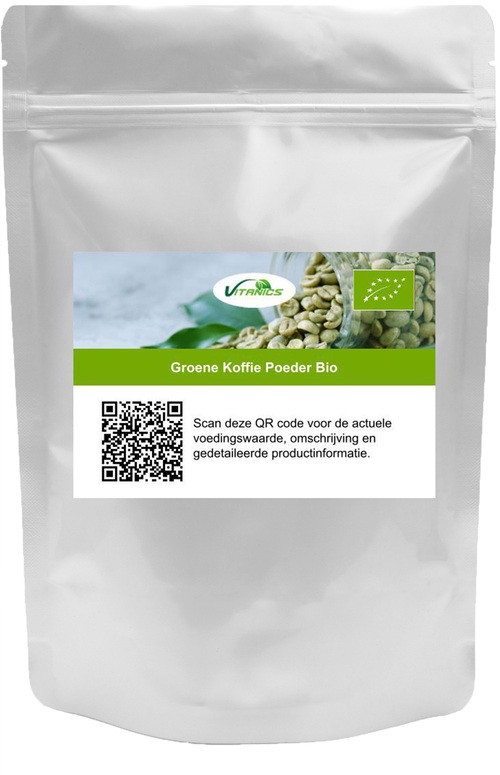 Vitanics Groene Koffie Poeder Bio biologisch