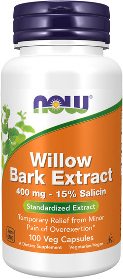 NOW Foods White Willow Bark 400 mg 100 capsules