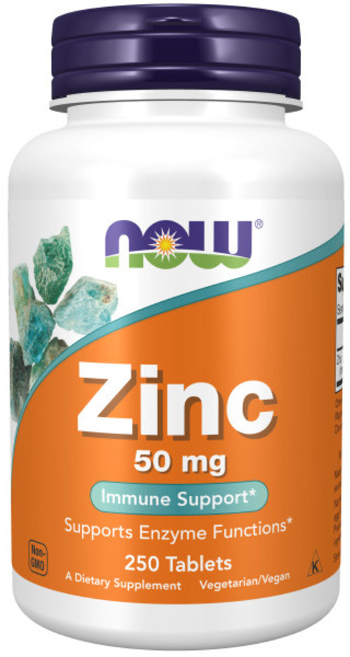 NOW Foods Zink Gluconaat 50 mg