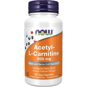 NOW Foods Acetyl-L Carnitine 500 mg