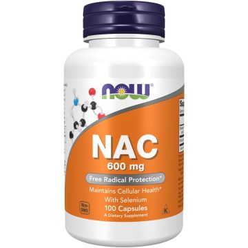 NOW Foods NAC (N-Acetyl Cysteine) 600 mg with Selenium