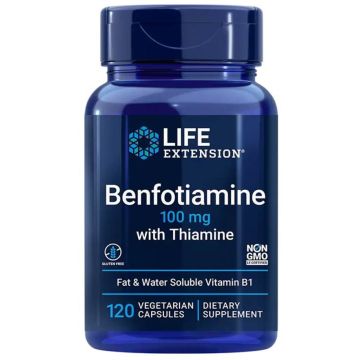 Life Extension Benfotiamine met Thiamine 120 capsules
