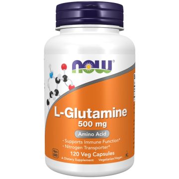 NOW Foods L-Glutamine 500 mg 120 capsules