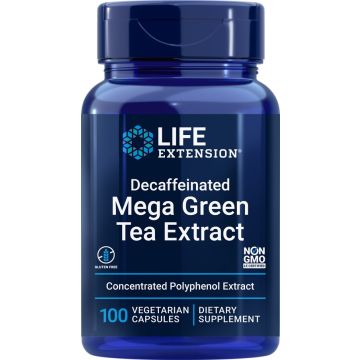 Life Extension Mega Green Tea Extract Decaffeinated 100 capsules
