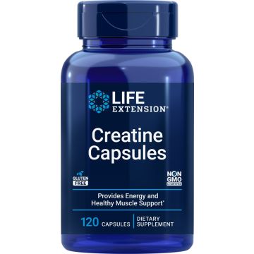 Life Extension Creatine capsules 120 softgels