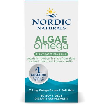 Nordic Naturals Algae Omega EPA & DHA 60 softgels