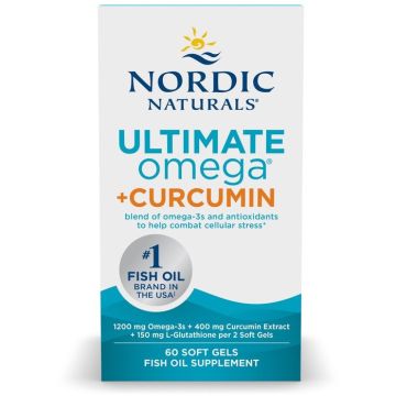 Nordic Naturals Ultimate Omega Optimized Curcumin 60 softgels