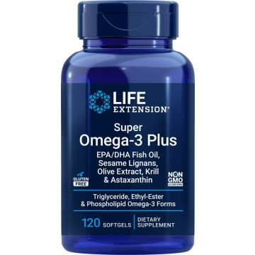 Life Extension Super Omega-3 EPA/DHA Plus 120 capsules