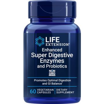 Life Extension Enhanced Super Digestive Enzymes with Probiotics