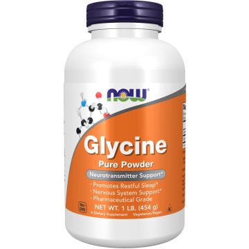 NOW Foods Glycine Pure Powder 454 gram