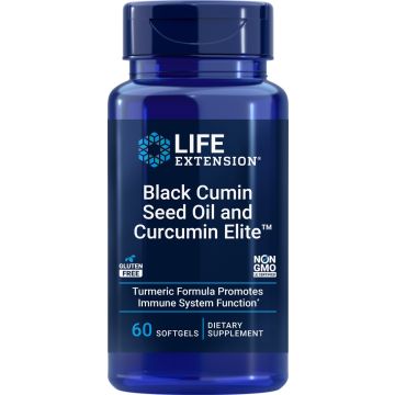 Life Extension Black Cumin Seed Oil and Curcumin Elite™