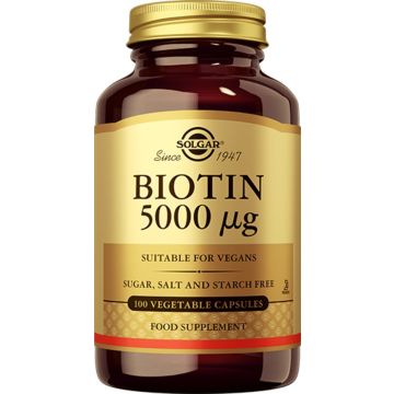 Solgar Biotin 5000 mcg