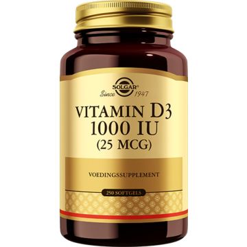 Solgar Vitamin D-3 25 mcg/1000IU