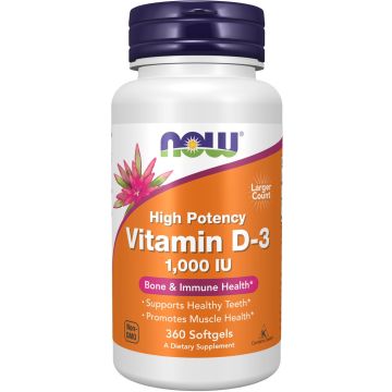 NOW Foods Vitamine D3 1000 IE