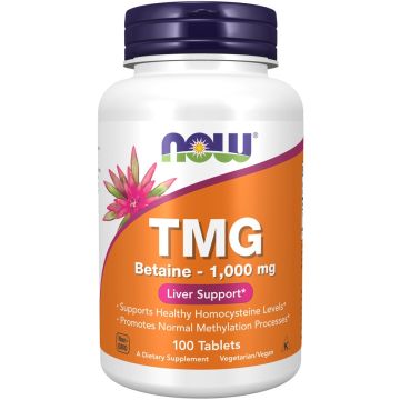NOW Foods TMG Betaine 1000 mg 100 tabletten