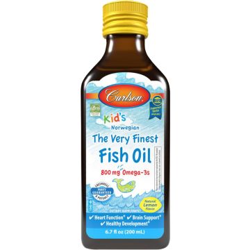 Carlson Labs The Very Finest Oil Kids, 800mg 200 milliliter
