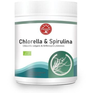 Purason Chlorella en Spirulina tabletten Bio biologisch