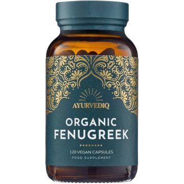 Ayurvediq Wellness Organic Fenugreek 120 capsules biologisch