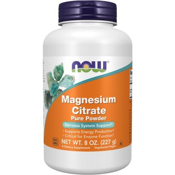 NOW Foods Magnesium Citraat Poeder 227 gram