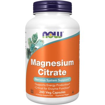 NOW Foods Magnesium Citrate 240 capsules