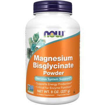 NOW Foods Magnesium Bisglycinaat Poeder 227 gram
