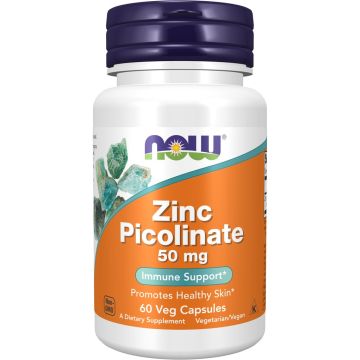NOW Foods Zinc Picolinate 50 mg 60 capsules