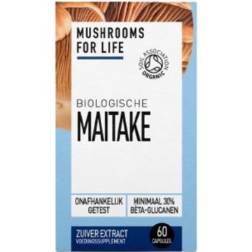 Mushrooms4Life Maitake Caps 60 capsules biologisch