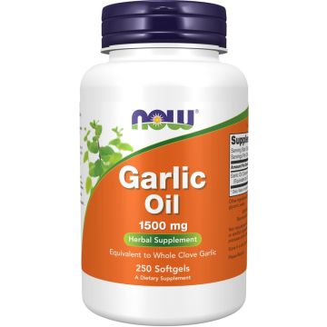 NOW Foods Garlic Oil 1500 mg 250 softgels