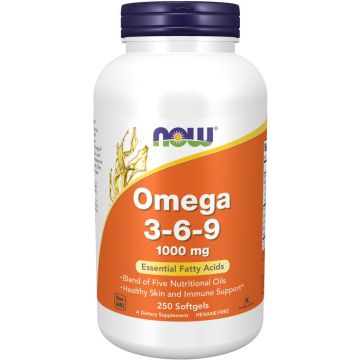 NOW Foods Omega 3-6-9 1000 mg