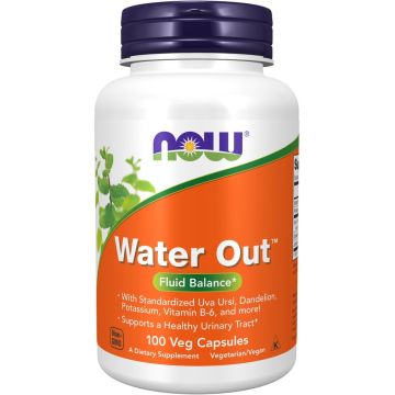NOW Foods Water Out With Standardized Uva Ursi 100 capsules