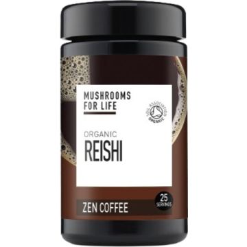 Mushrooms4Life Reishi Zen Paddenstoelen Koffie Bio 64 gram biologisch