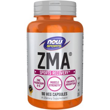NOW Foods ZMA (Zinc Magnesium and Vitamin B-6) 90 capsules
