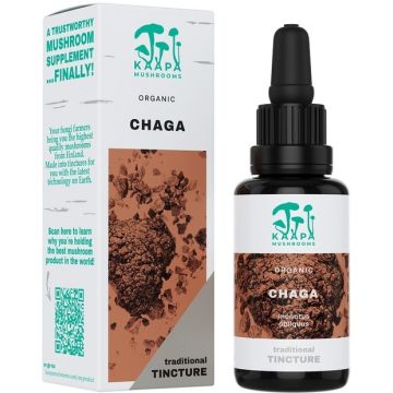 KAAPA Mushrooms Chaga Paddenstoelen Extract Bio 30 ml biologisch