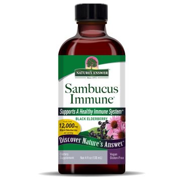 Nature's Answer Sambucus Black Elder Berry 120 milliliter