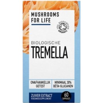 Mushrooms4Life Snow Fungus biologisch 60 capsules biologisch