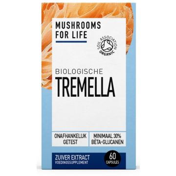 Mushrooms For Life Snow Fungus biologisch 60 capsules biologisch