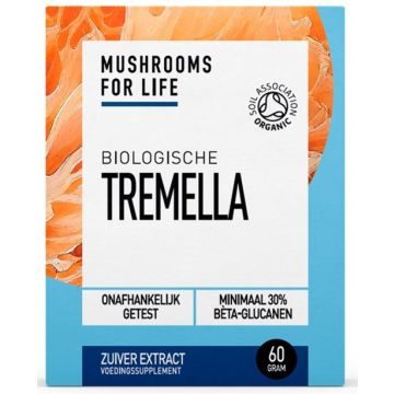 Mushrooms For Life Snow Fungus biologisch 60 gram biologisch